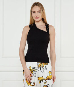 Versace Jeans Couture: Чёрная футболка 