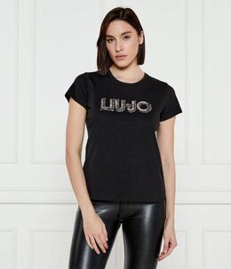LIU JO: Чёрная футболка 