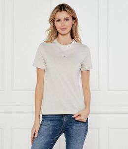 Calvin Klein Jeans: Жёлтая футболка 