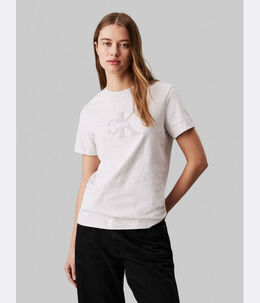Calvin Klein Jeans: Серая футболка 
