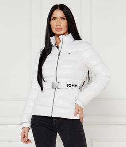 Tommy Jeans: Белый пуховик 