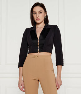Elisabetta Franchi: Чёрная куртка 