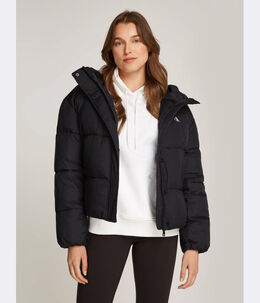 Calvin Klein Jeans: Чёрный пуховик 