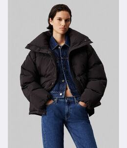 Calvin Klein Jeans: Чёрный пуховик 