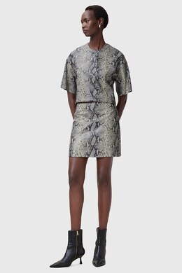 Allsaints: Кожаная юбка 
