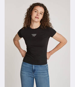 Tommy Jeans: Чёрная футболка 