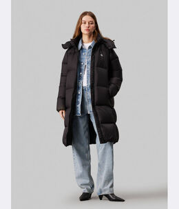 Calvin Klein Jeans: Чёрный пуховик 