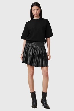 Allsaints: Кожаная юбка 