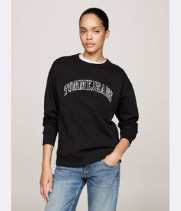 Tommy Jeans: Чёрный свитер 