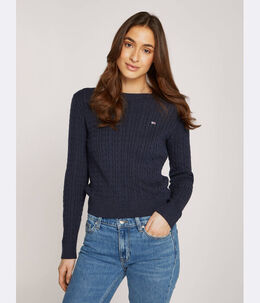 Tommy Jeans: Синий свитер 