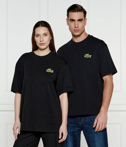 Lacoste: Чёрная футболка 
