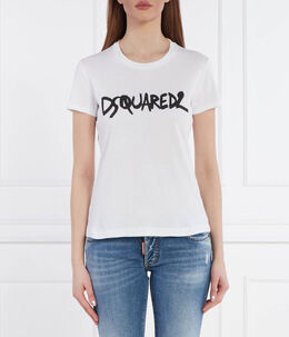 Dsquared2: Белая футболка 