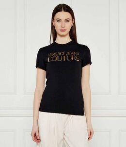 Versace Jeans Couture: Чёрная футболка 