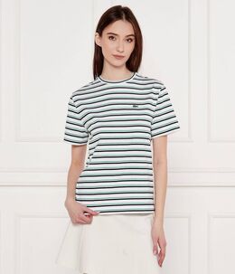 Lacoste: Белая футболка 