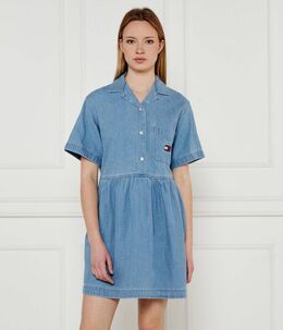 Tommy Jeans: Синее платье 
