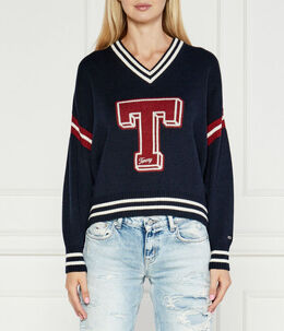 Tommy Jeans: Синий свитер 