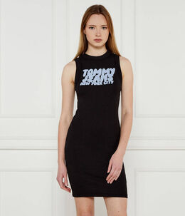 Tommy Jeans: Чёрное платье 