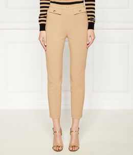 Elisabetta Franchi: Коричневые брюки 