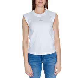 Calvin Klein Jeans: Белый топ 