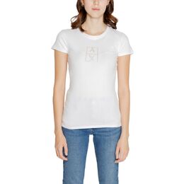 Armani Exchange: Белый топ 