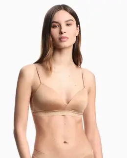 Emporio Armani: Бежевый бюстгальтер 