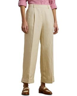 Lauren Ralph Lauren: Льняные брюки 