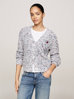 Tommy Jeans: Серый свитер 