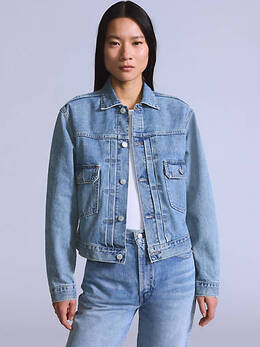 Levi's: Голубая куртка 