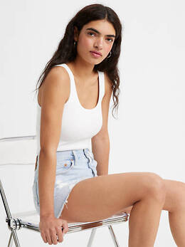 Levi's: Белый топ 