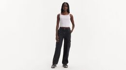 Levi's: Чёрные брюки 