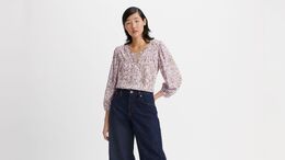Levi's: Блуза с растительным принтом 