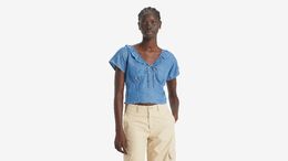 Levi's: Блуза с завязками на талии 