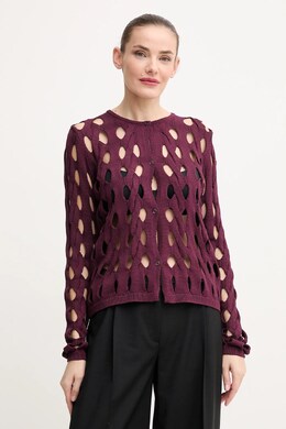 Pinko: Фиолетовый кардиган 