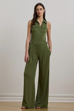 Lauren Ralph Lauren: Зелёный комбинезон 