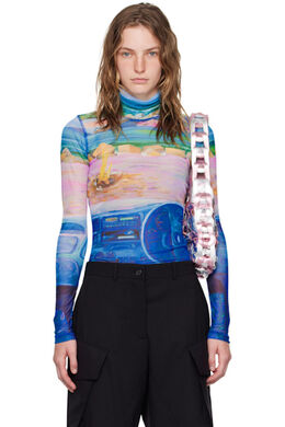 JW Anderson: Синий свитер 