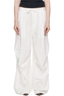 MM6 Maison Margiela: Белые брюки 