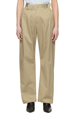MM6 Maison Margiela: Светлые брюки 
