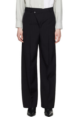 MM6 Maison Margiela: Чёрные брюки 