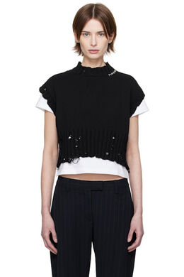 Marni: Чёрный свитер 
