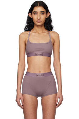Versace Underwear: Фиолетовый бюстгальтер 