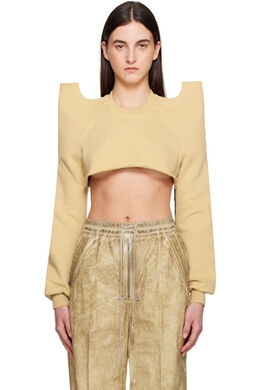 Rick Owens Drkshdw: Бежевый свитшот 