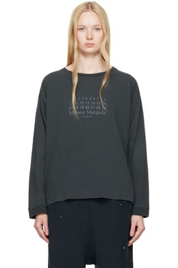 Maison Margiela: Чёрная футболка 