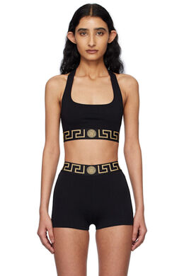Versace Underwear: Чёрный бюстгальтер 