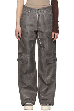 Rick Owens Drkshdw: Серые джинсы  Cargo