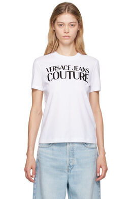 Versace Jeans Couture: Белая футболка 