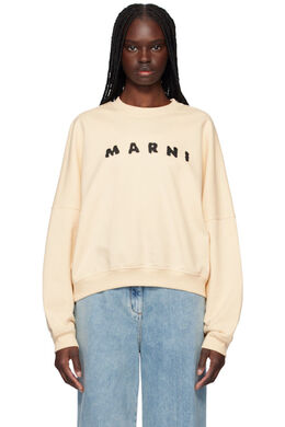 Marni: Бежевый свитшот 