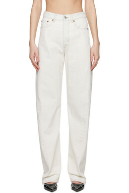 MM6 Maison Margiela: Белые джинсы 