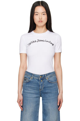 Versace Jeans Couture: Белая футболка 