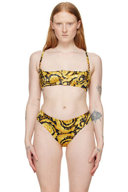 Versace Underwear: Чёрный бюстгальтер 