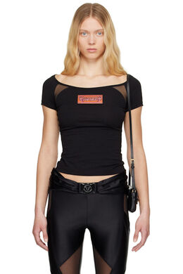 Versace Jeans Couture: Чёрная футболка 